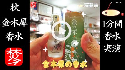★YOUTUBE#Shorts登録★【1分間・金木犀香水実演】金木犀の香水で秋を満喫