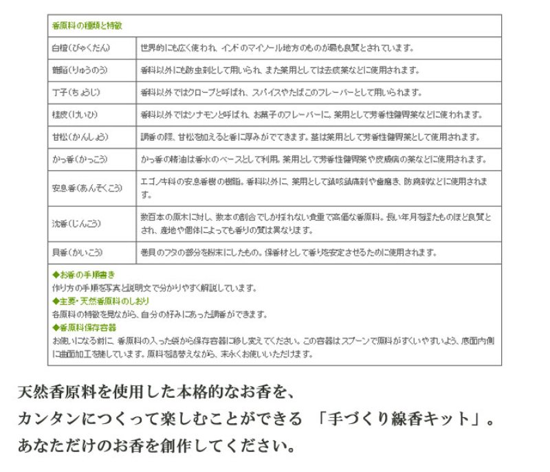 画像3: 手作り線香（せんこう）キット（手作りお香） (3)