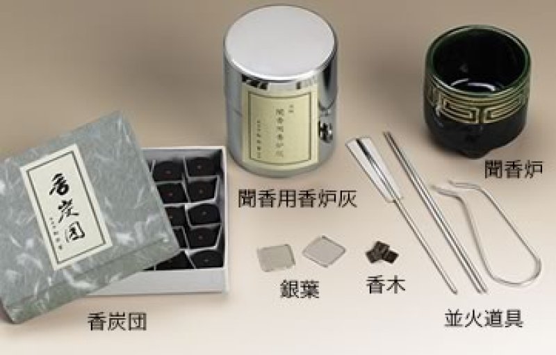 画像1: 聞香用具　(香老舗　京都松栄堂) (1)