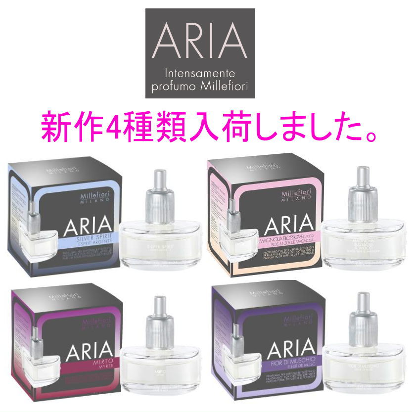 ＜新規登録＞ARIA4種類の香り追加　登録