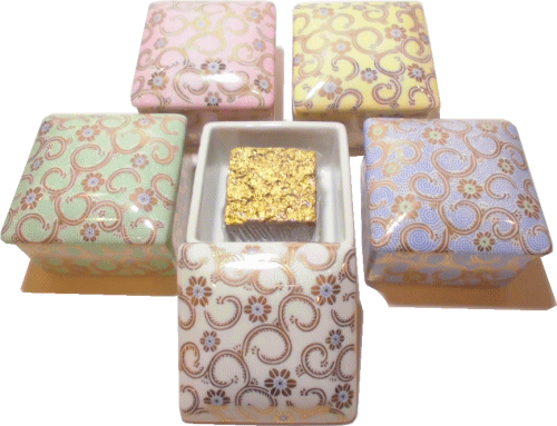 G-CUBE,ジーキューブ,九谷焼の香り箱 唐草五彩