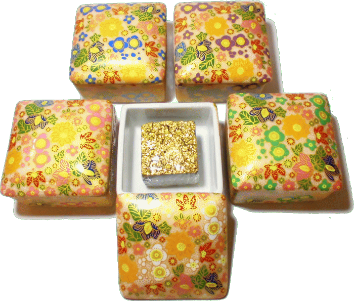 G-CUBE,ジーキューブ,九谷焼の香り箱 花詰