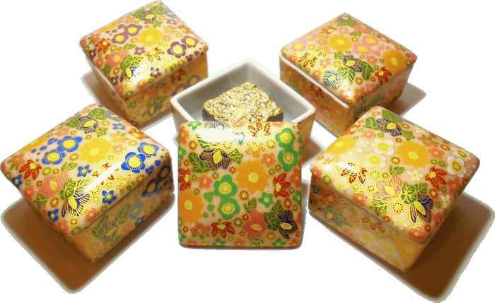 G-CUBE,ジーキューブ,九谷焼の香り箱 花詰