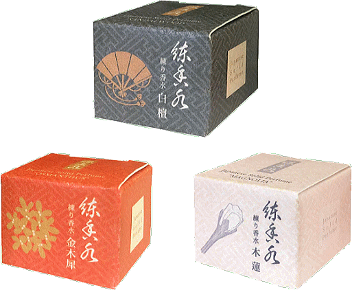 練り香水極品・金木犀・白檀・木蓮 香彩堂