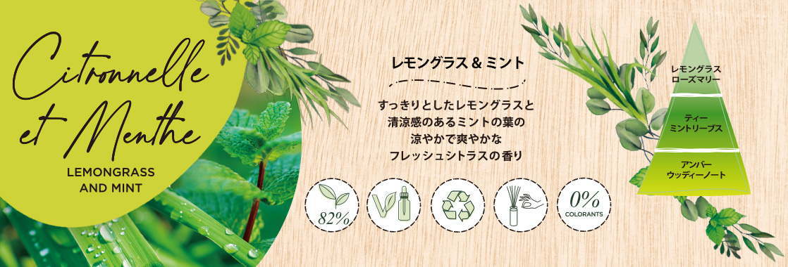インテリアガーデンナチュール レモングラスミント