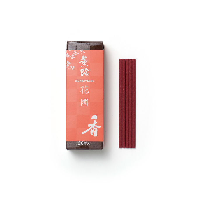 京都松栄堂の薫路スティック20本花圃