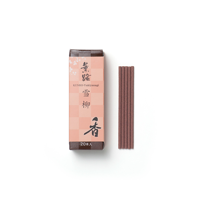 京都松栄堂の薫路スティック20本雪柳