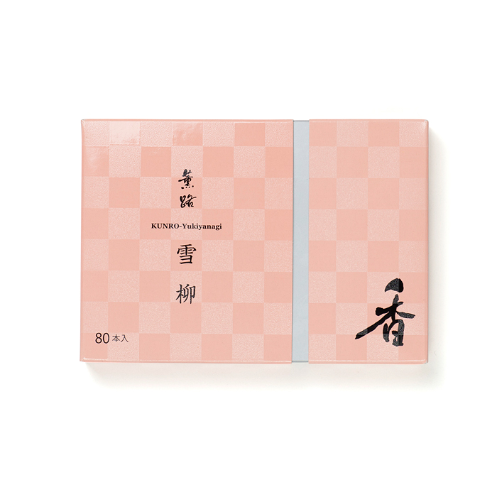 京都松栄堂の薫路スティック80本雪柳