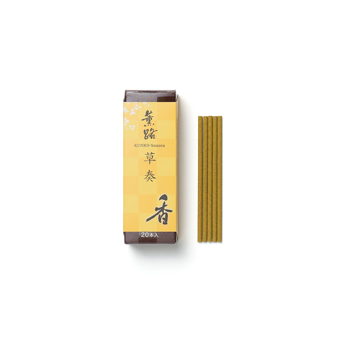 京都松栄堂の薫路スティック20本草奏