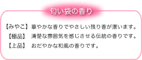 匂い袋 誰が袖 匂い